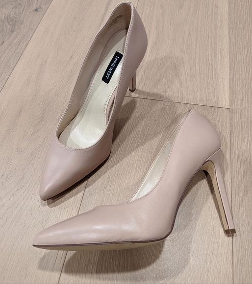 Nine West Nude Stiletto Heels - Picture 9 of 11